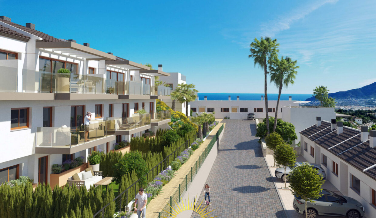 Interior urbanización