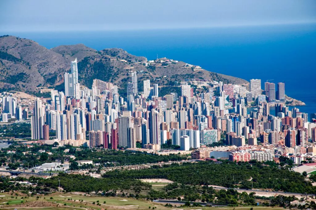 benidorm skyline costablanca